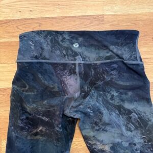 Lululemon Align Leggings Size 4 Multi Color Marble Dye Wash Print High Rise Yoga